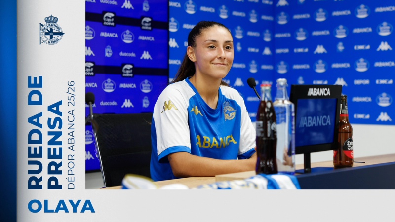 Olaya Rodríguez: "Estoy donde quiero y muy conectada con la ciudad, con el equipo y con ganas de dar todo por el Dépor ABANCA"
