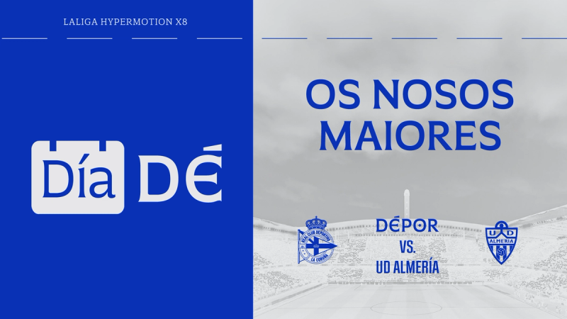 O partido do Dépor ante a UD Almería, declarado "Día DÉ..." Os Nosos Maiores