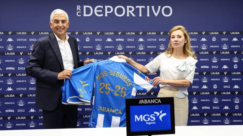 MGS Seguros, patrocinador del RC Deportivo