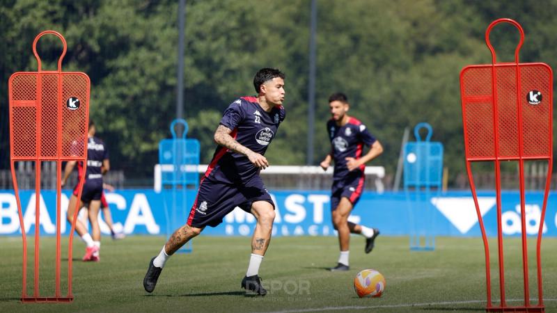 Hugo Rama se entrena con el grupo mientras que Eddahchouri y Dani Barcia avanzan en su recuperación