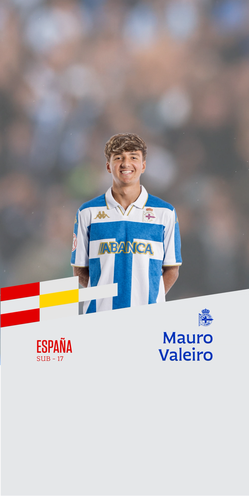 Mauro Valeiro disputará con España el Campeonato de Europa sub-17 de Estonia