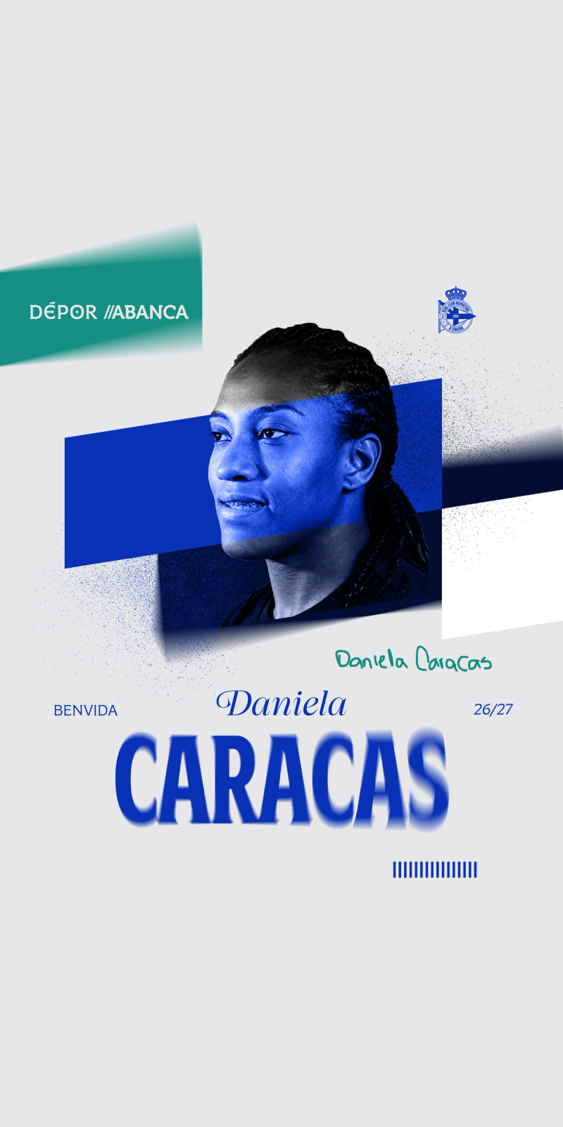 Daniela Caracas, talento, experiencia e ilusión para reforzar ao Dépor ABANCA