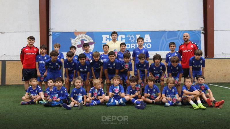 Alberto y Hugo Ríos cerraron el curso del turno de los viernes de la sede de Alvedro de la Escola RC Deportivo