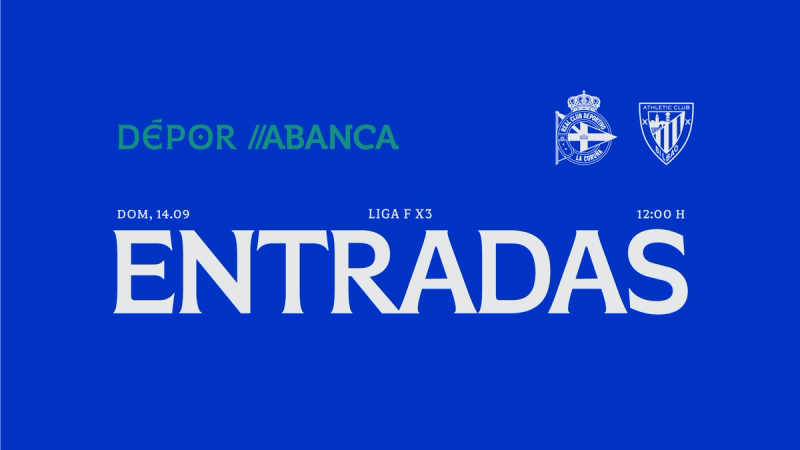 Abertos este domingo 14 de setembro desde as 10:00 os despachos de billetes do Palacio dos Deportes de Riazor