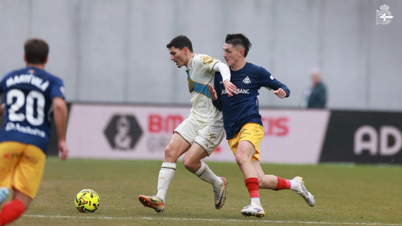 El Dépor cae en Andorra en un partido en el que pudo adelantarse al principio pero en el que "nos han faltado piernas al final"