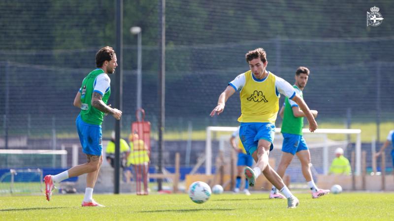 Un Dépor "con la flecha para arriba" incide este miércoles 21 en las finalizaciones de cara al partido en Burgos