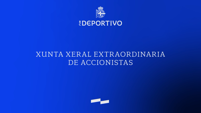 Convocatoria de Xunta Xeral Extraordinaria de Accionistas
