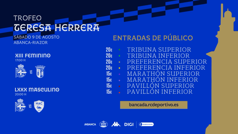 Abiertas las taquillas del Palacio de los Deportes este sábado 9 de agosto a partir de las 15:00 horas