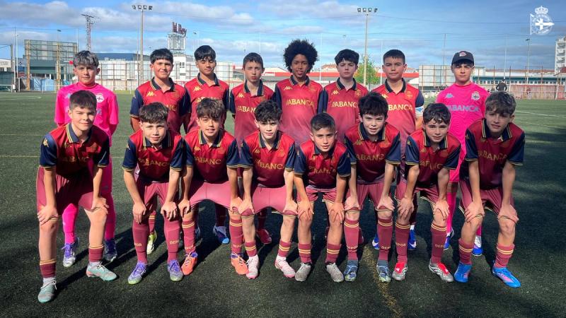 El Alevín de fútbol 11 superó este jueves al Racing de Ferrol y el Cadete se mide este viernes 27 al Ural Español CF en el Dépor Training Center