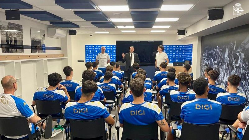O Xuvenil A deportivista participa nun taller de integridade organizado por LaLiga