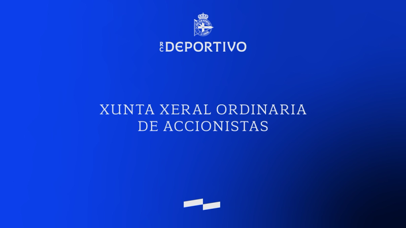 Convocatoria de Xunta Xeral Ordinaria de Accionistas