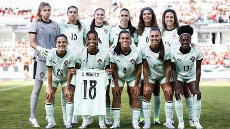 Inês Pereira fue titular en el amistoso de Portugal ante Nigeria previo a la Eurocopa de Suiza
