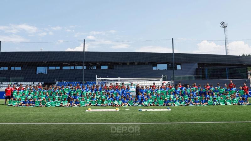 Fin a la segunda semana del DéporCampus Cabreiroá en Abegondo, Caranza, Cee, Colegio Internacional de Eirís y Santa María del Mar