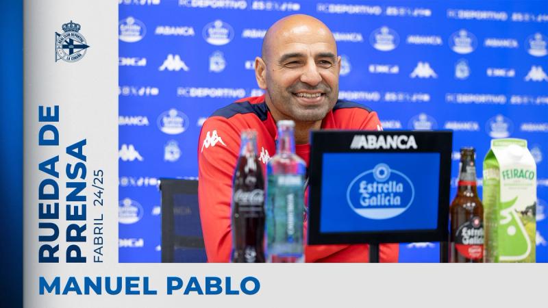 Manuel Pablo: "Es un oportunidad muy bonita jugar primero un play off y después hacerlo en ABANCA-RIAZOR"