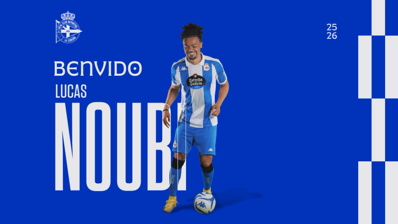 Lucas Noubi, novo xogador do RC Deportivo até 2029