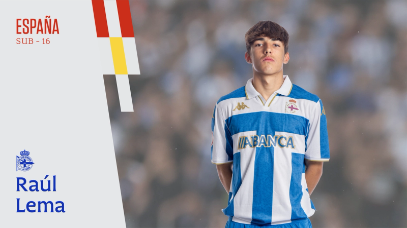 El canterano Raúl Lema jugará este mes de febrero con la selección española sub-16 el Torneo Desarrollo UEFA en Turquía