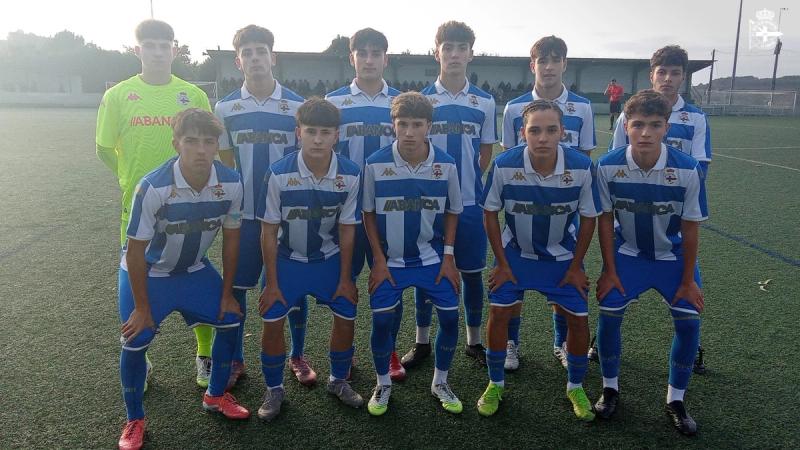 Triunfo del Cadete ante el San Tirso SD Cadete en el partido que abrió la jornada de esta semana en ANOSACANTEIRA