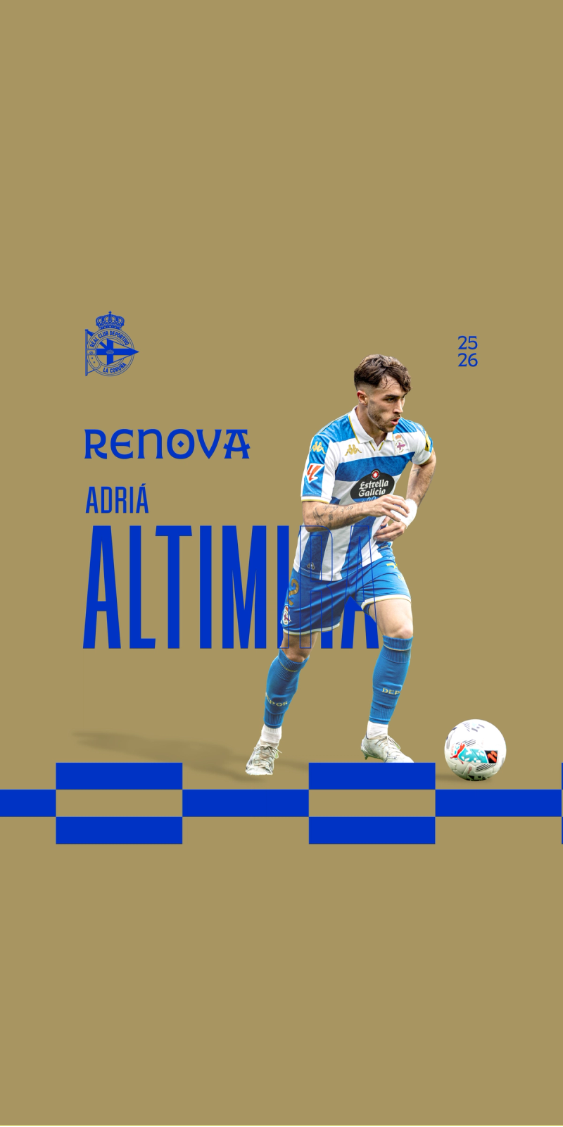 Adrià Altimira vestirá de blanquiazul hasta 2029