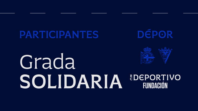 Listado de participantes en la Grada Solidaria del Dépor - CD Mirandés