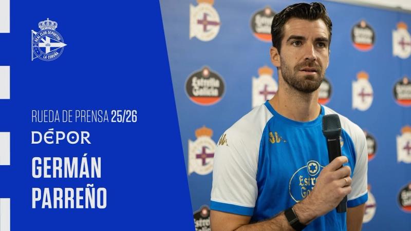 Germán Parreño: "Estamos en el Dépor y la Copa es muy importante"