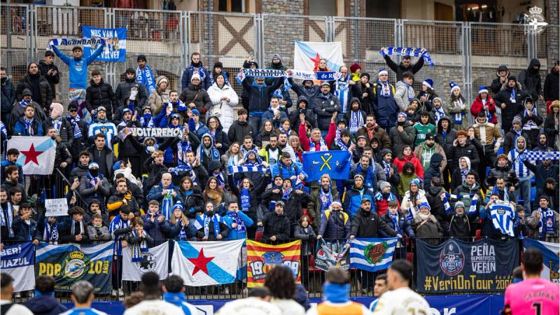 O RC Deportivo activa a prerreserva de entradas para a visita á UD Las Palmas do sábado 10 de xaneiro ás 18:30
