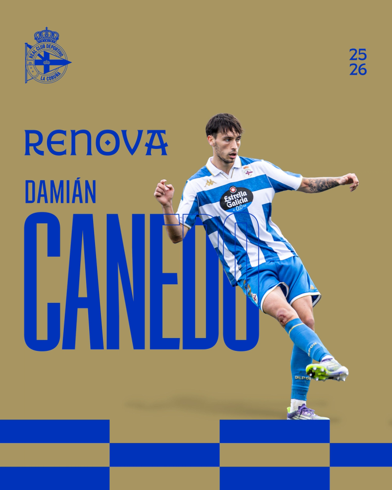 Damián Canedo seguirá de blanquiazul hasta 2028