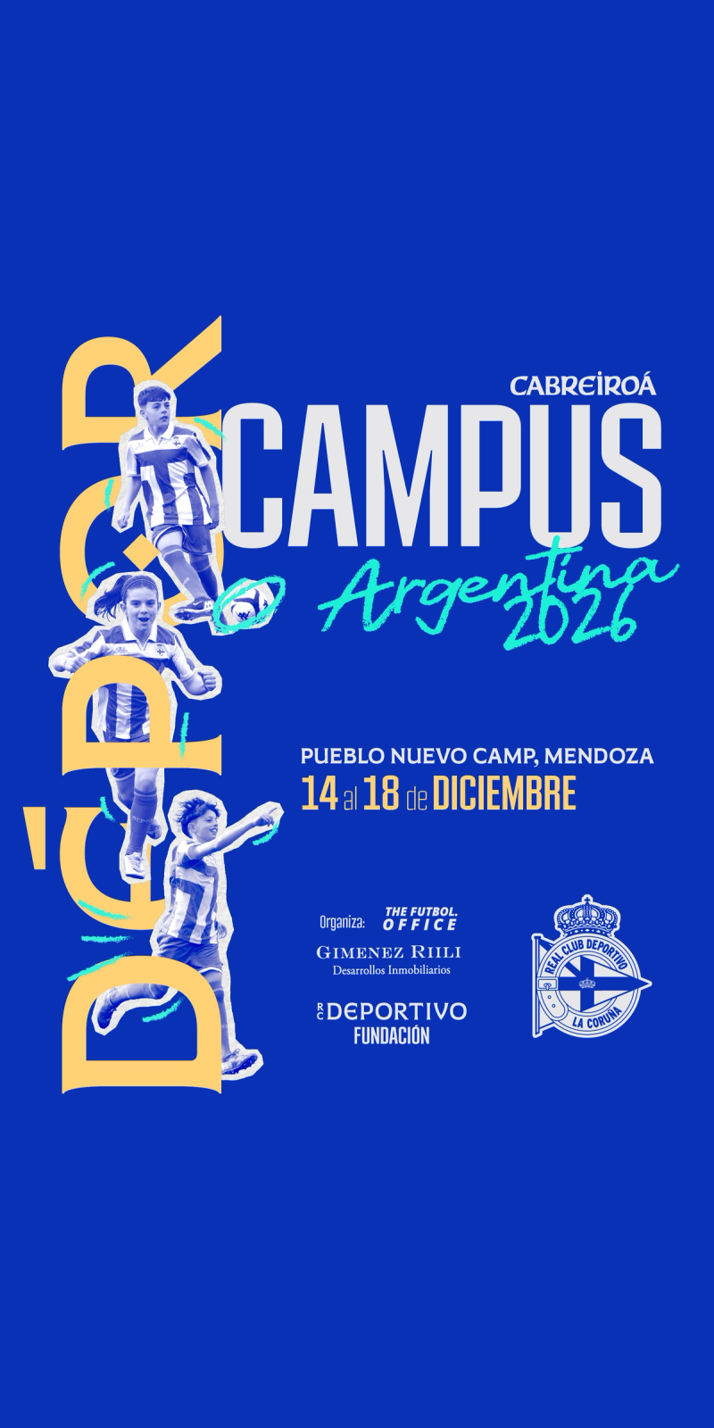 El RC Deportivo y la Fundación RC Deportivo impulsan su proceso de internacionalización con la creación de un Dépor Campus en Mendoza