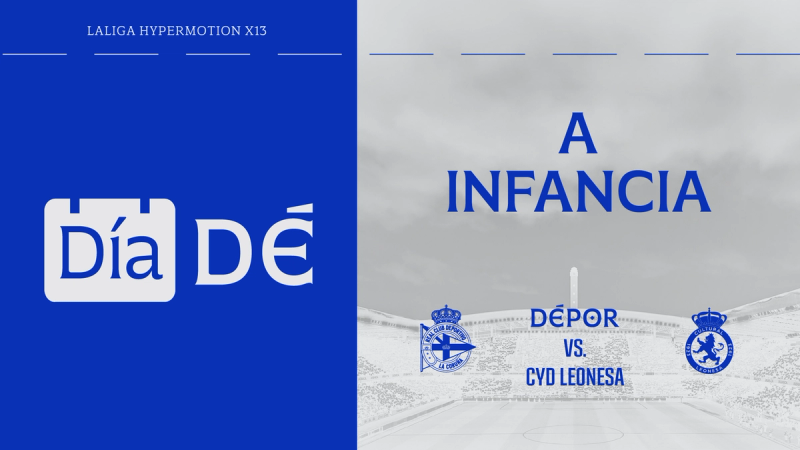 El partido del Dépor ante la Cultural Leonesa, declarado "Día DÉ..." A Infancia